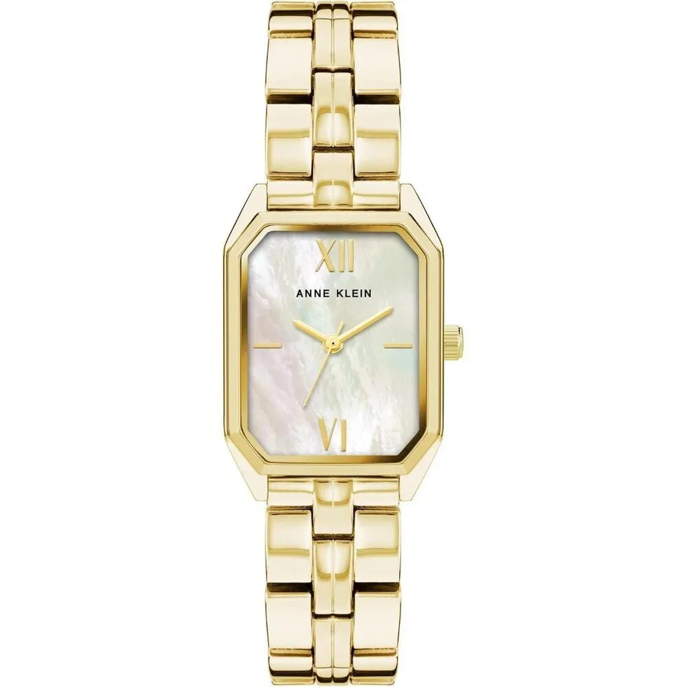 Women's Gold Tone Stainless Steel Water Resistant Bracelet Adjustable Watch